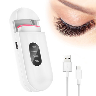 Cross-border 3-speed digital display electric eyelash curler household usb portable mini curling eye beauty shaping eyelash instrument