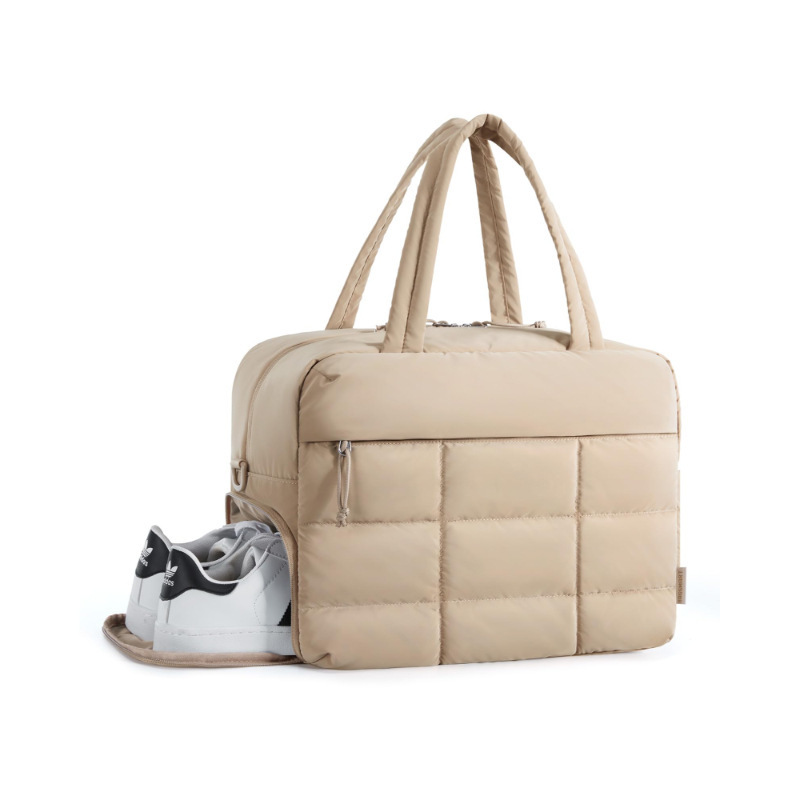New Waterproof Gym Bag down Handbag Ladies Weekend Travel Bag Travel Overnight Carry-On Luggage Bag