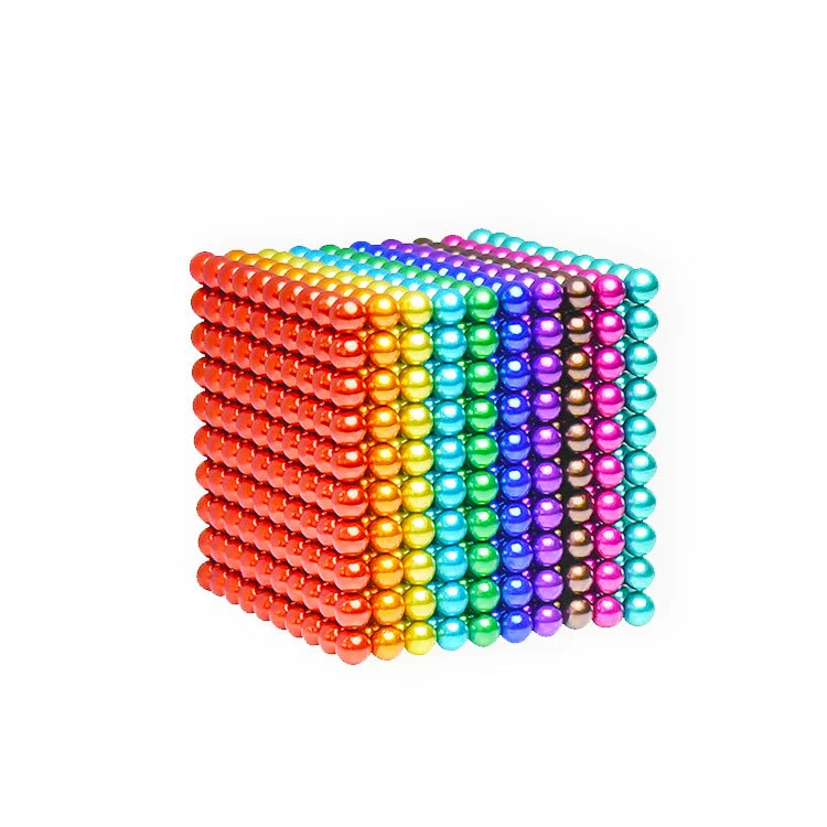 Матросовые неограненные puzzle-шары NeoCube, 5 мм, разное количество (216/512/1000), набор для снятия стресса