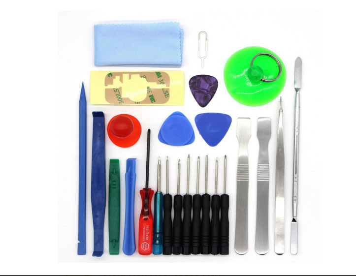 25件套手机拆机工具苹果6/6S/6sp螺丝刀套装拆机工具套