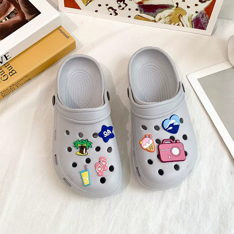 Beach summer trend mesh slippers, soft sole, internet celebrity