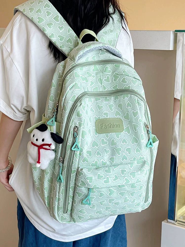 Japanese capacious backpack, fresh shoulder bag for traveling, for secondary school