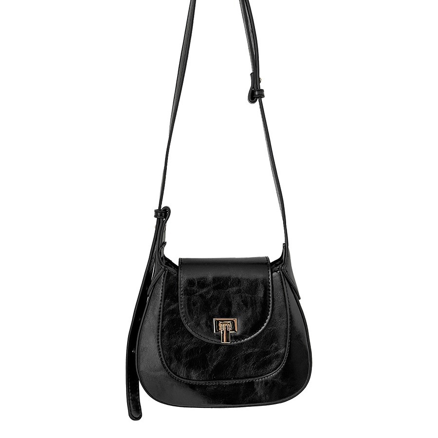 Version coréenne de la coque portable Meilad pour filles, housse à rabat avec boucle de niche, sac à bandoulière léger, sac à bandoulière en PU_voghion.com