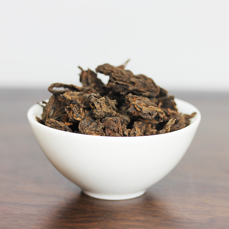 批发2013年云南普洱茶金芽熟茶老茶头散茶500克碎银子茶化石茶叶