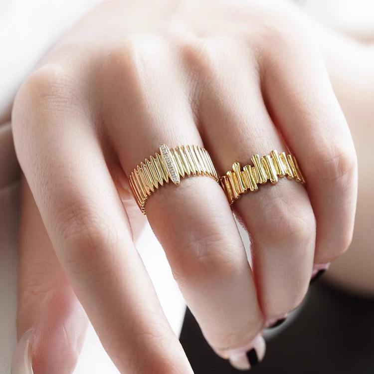 Holiday, Daily Occasion Wholesale Jewelry Casual Retro Organ Copper Zircon Rings