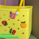 Outdoor Macarons Beach Bag Hole Bag Waterproof Fashionable Lightweight Handbag Large Capacity Shopping Vegetable Basket Satchel