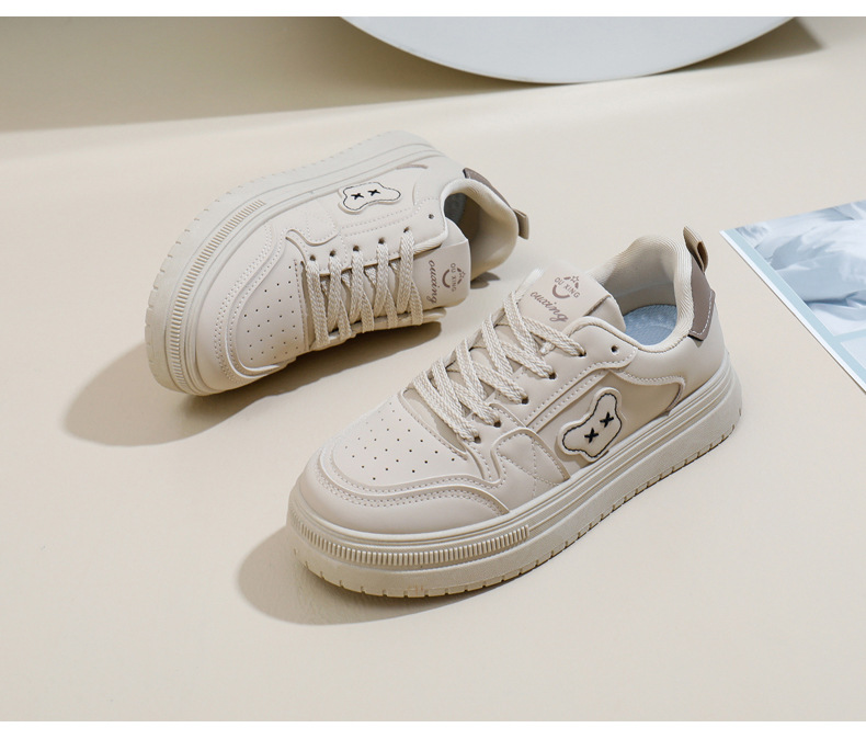 2024 autunno bianco nuova versione coreana ins studentessa altezza crescente suola spessa sport tavola scarpe casual tendenza_voghion.com