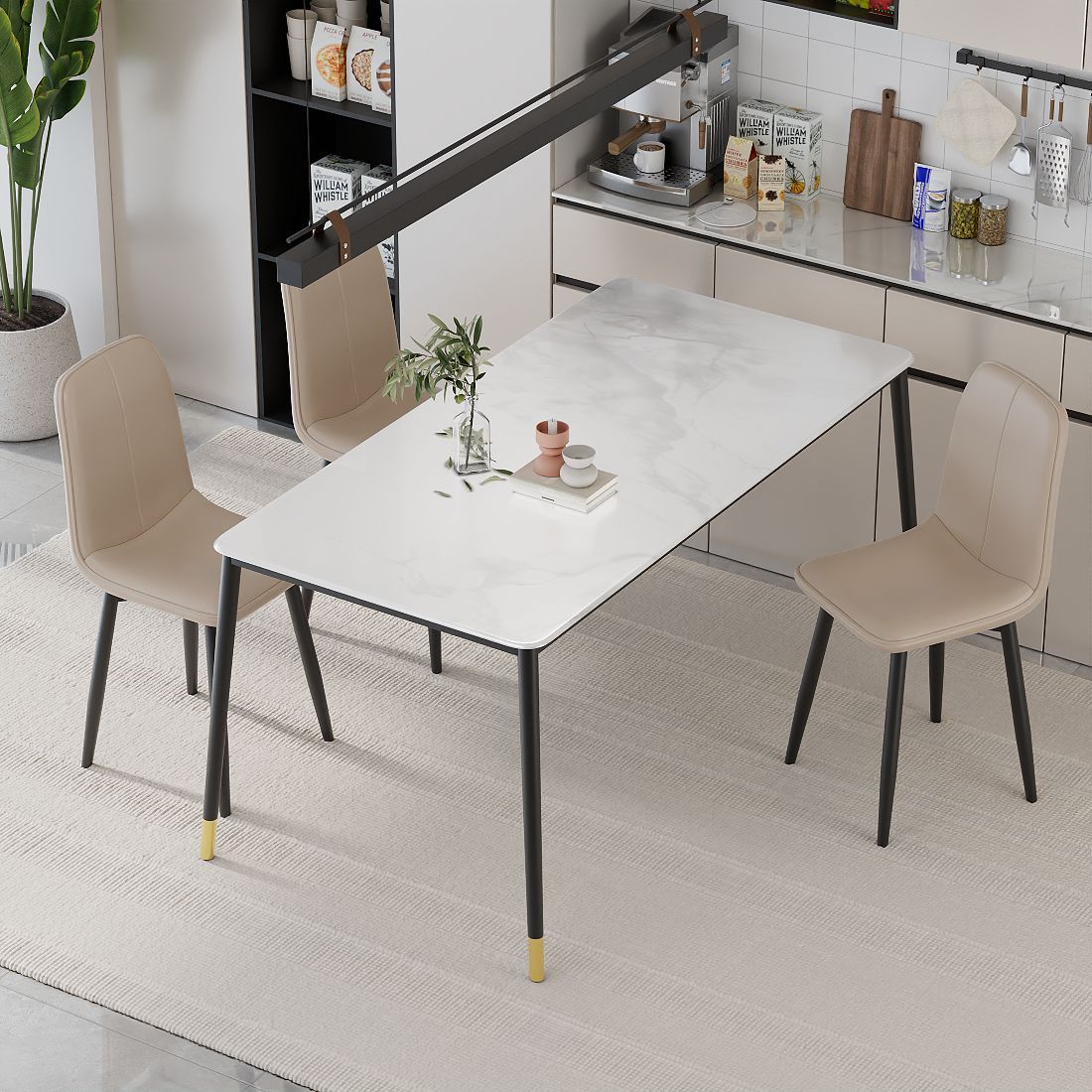 Silla de comedor de alta calidad y lujo de piedra ultra cristalina, silla de respaldo de sala de estar, silla de comedor moderna y simple