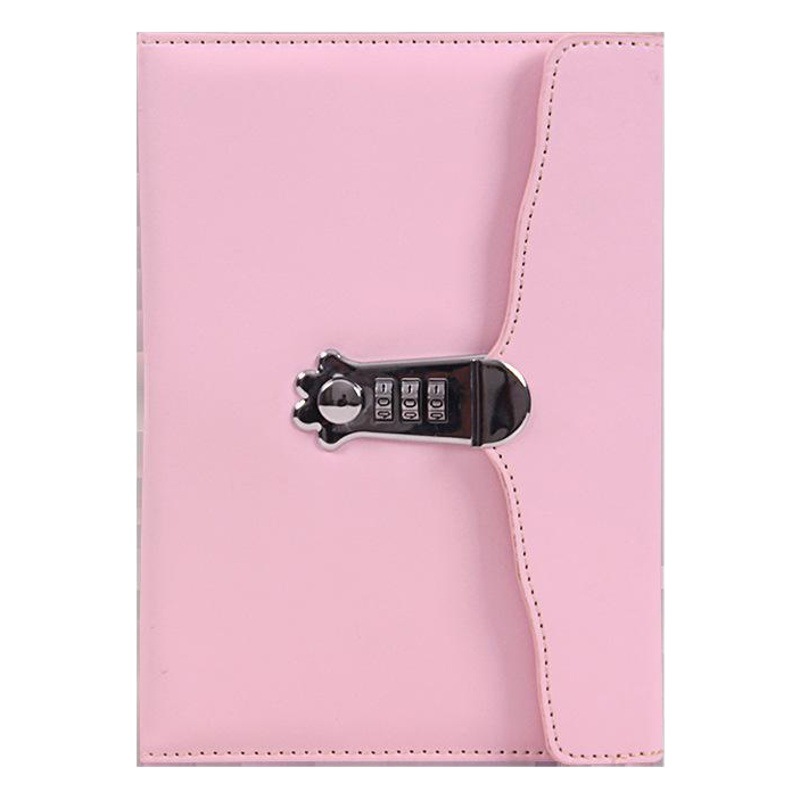 Boyao diario con cerradura contraseña libro grueso A5 Xiaoqing principiante cuenta libro estudiante Notebook Bloc de notas