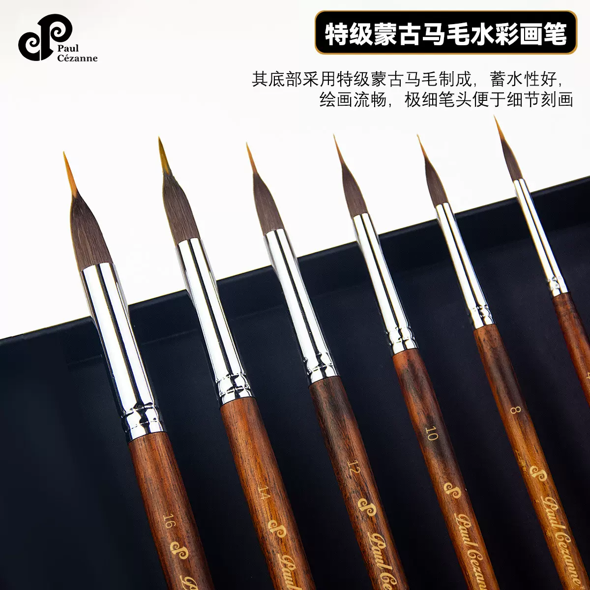 保罗塞尚跨境One Stroke To Create A Flower水彩动物毛画笔勾线