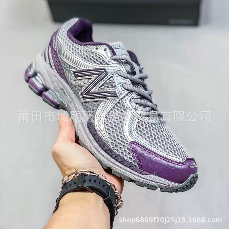 纯原浪新百伦NB860 v2跨境专供千禧风防滑耐磨透气运动减震跑步鞋|undefined