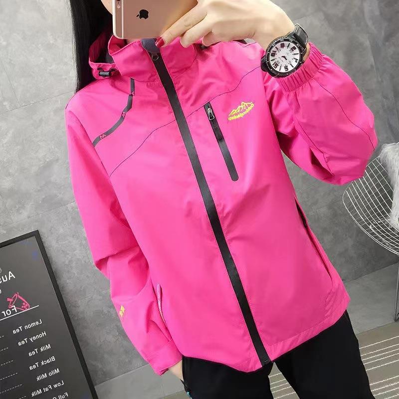 2023 primavera y otoño hogar delgado exterior chaqueta de asalto a prueba de agua para hombres y mujeres chaqueta a prueba de viento chaqueta de venta caliente logotipo de impresión