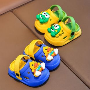 Cute Cartoon 2025 Summer Girls' Eva Non-Slip Clogs - 2025 New Model for Small Feet Care