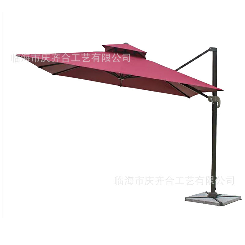 Homestay Garden Outdoor Umbrellas Large Double Roman Umbrella Color Custom Factory Direct Online