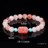 Natural Red Gum Flower Crystal Salt Source Agate Flower Brand Bracelet