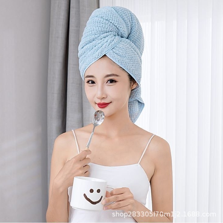 Sombrero de cabello seco para mujeres super absorción de agua rápida secado de una pieza de toallas de cabello largo 2024 nuevo paquete de toallas de cabello seco toallas