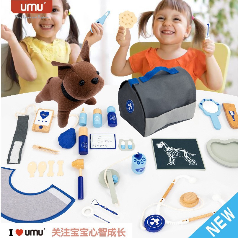 Barbacoa transfronteriza para niños Juego de roles Carro Fruta Cechele Doctor Interpol Juego de casas Juguetes educativos 3