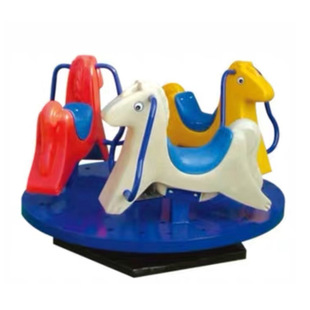 Shopping Mall Turntable Kindergarten Outdoor Four-Person Swivel Chair Amusement Equipment Park Community Children's Animal-Shaped Swivel Chair Set