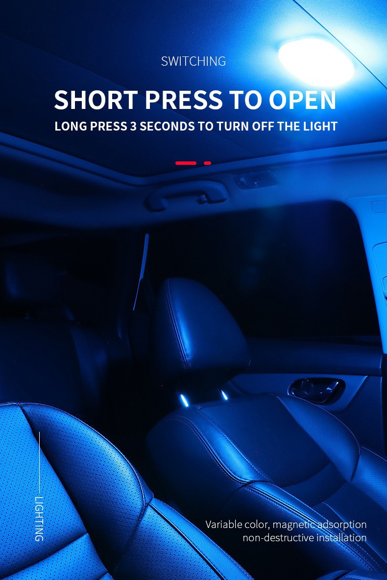 Car reading light led interior light lighting light rear car ceiling light trunk roof light indoor light