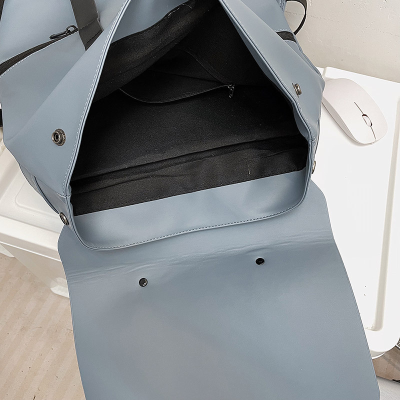 Marca de moda textura avanzada mochila de cuero de las mujeres a prueba de agua viajes de cercanías computadora mochila hombres y mujeres estudiante universitario gl schoolbag