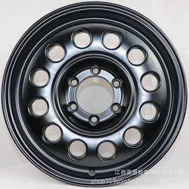G234X 17寸5 6孔旋压铝合金轮毂适合越野皮卡拖兰德酷路泽高载重