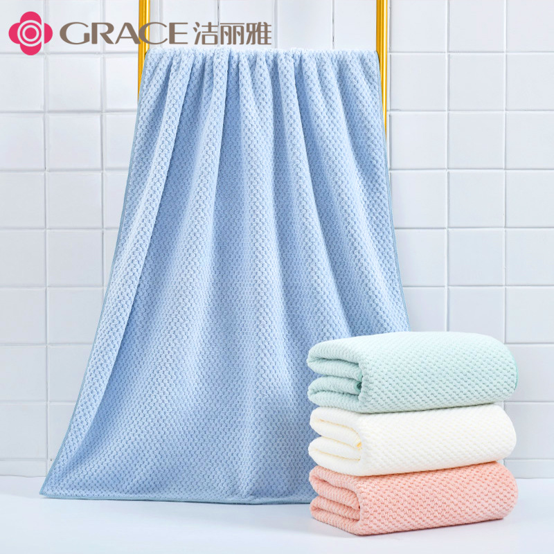 [ EVA Bagged]Jie Ya fibre Bath towel Merbau household water uptake Quick drying Manufactor wholesale 7584