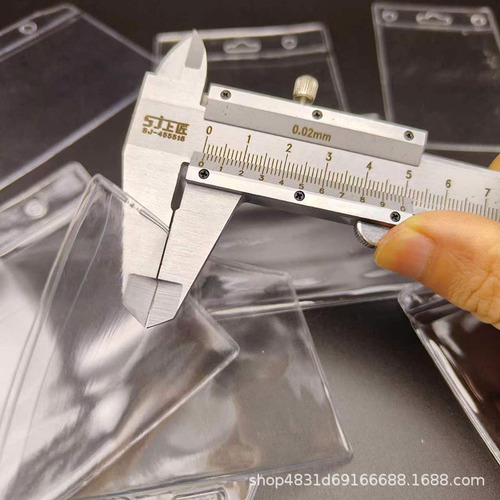 Transparent PVC Soft Film Card Holder Employee ID Lanyard Label Bag for Exhibition Factory Brand Badges, In Stock Wholesale