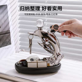 轻奢陶瓷工艺品摆件家居客厅办公室酒柜摆设电视柜书柜书架装饰品