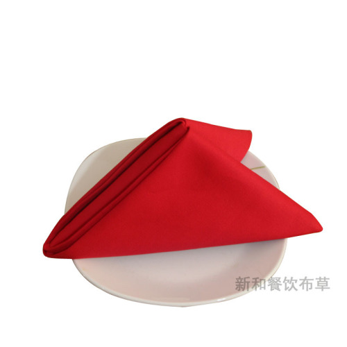 A947 100% Cotton Absorbent Cleaning Napkin Full Cotton Thick Tablecloth Hotel Restaurant Western Restaurant Special Use Cloth Home Dining