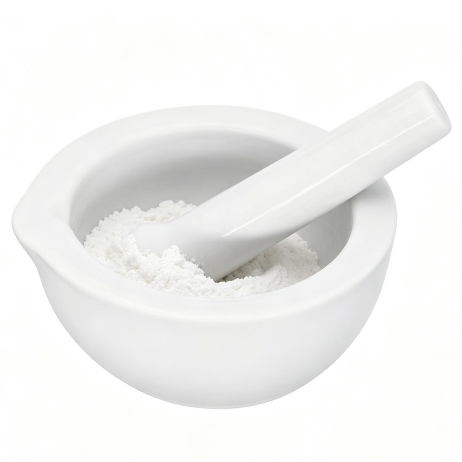 陶瓷研钵研磨捣药罐60/90100白瓷乳钵含棒陶瓷研钵蒜泥捣蒜器捣药