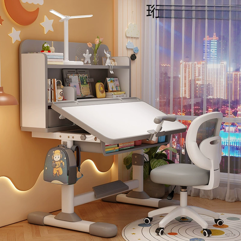 Набор письменных столов, детский письменный стол, письменный стул, письменный стол для учащихся начальной школы, домашний подъемник для коррекции положения сидения