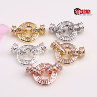 14k����ɫT��ʯ�����diy�Ʒ��� �@�ο�ë����B����β���^