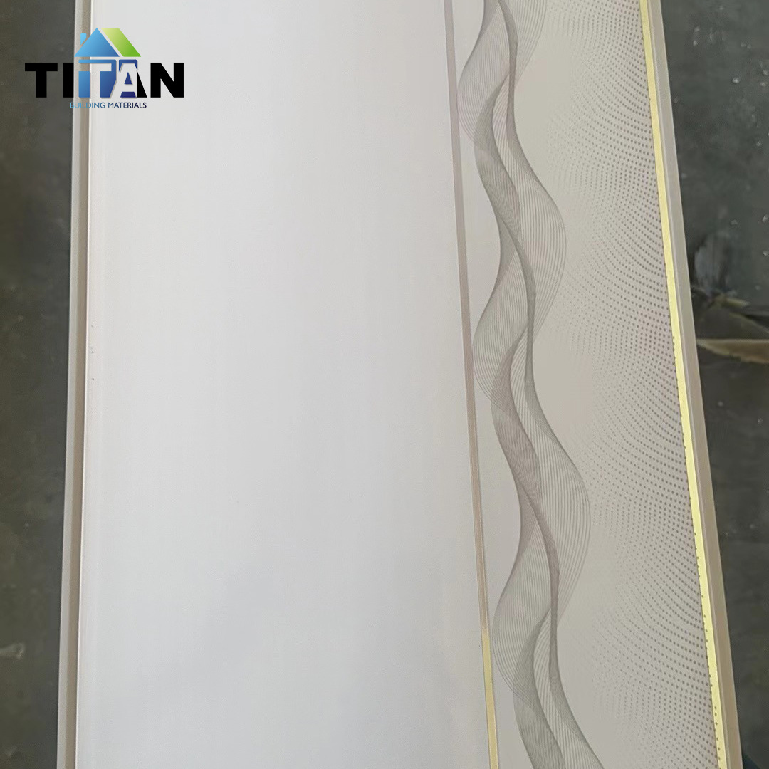 Exportación de comercio exterior Dalles De Plafond Techo de madera Tablero de pared de pvc Techo de refuerzo