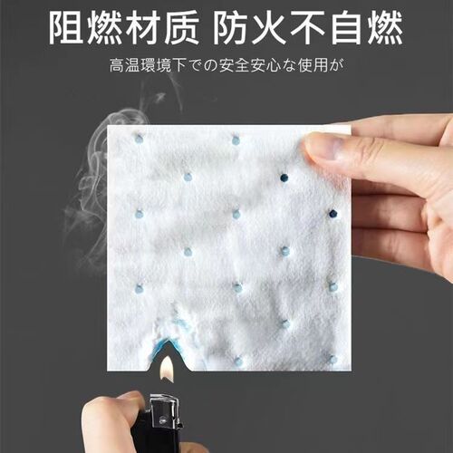 Smoking Machine Oil Absorbent Cotton Kitchen Waterproof Oil Proof Sticker Exhaust Fan Oil Catch Tray Blue Membrane Oil Absorbent Cotton Universal Type
