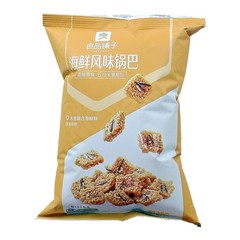 Liangpin Shop Rice Crisp 75g Seafood Crab Aroma Puffed Snack Internet Popularity Craving Watching TV Snack Leisure Food
