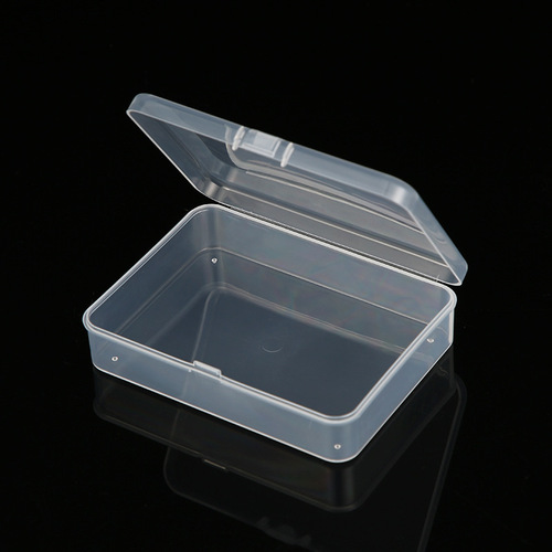 Transparent Storage Box with Thickened PP Material, Rectangle Plastic Box, Small Parts and Tools Organizer, Storage Container, Empty Stationery Box
