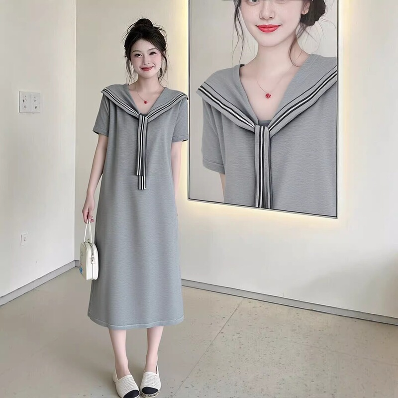 Mm525 Summer Dress 2026 New Style French Style Stylish Thin Knitted Shawl Over-The-Knee Beautiful Dress for Women during Pregnancy Mm525 Summer Dress 2026 New Style French Style Stylish Thin Knitted Shawl Over-The-Knee Beautiful Dress for Women during Pregnancy