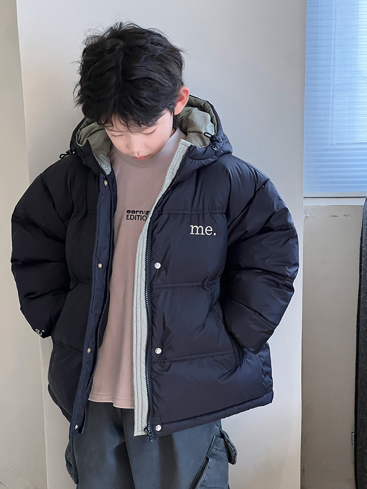 McCarthy ropa para niños chaqueta de plumón para niños chaqueta de invierno nuevo estilo coreano para niños grandes chaquetas blancas al por mayor