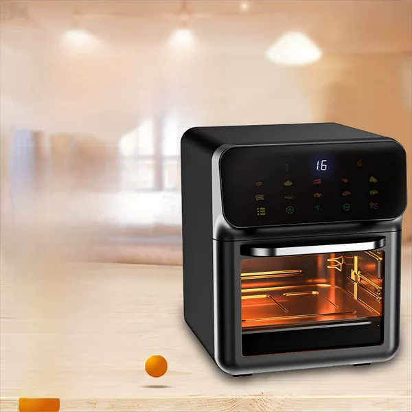 2026 New Model Cross-Border Air Fryer for Home Use, Multifunctional Large-Capacity Electric Oven with Touch Screen and Visual Display, Foreign Trade Electric Fryer