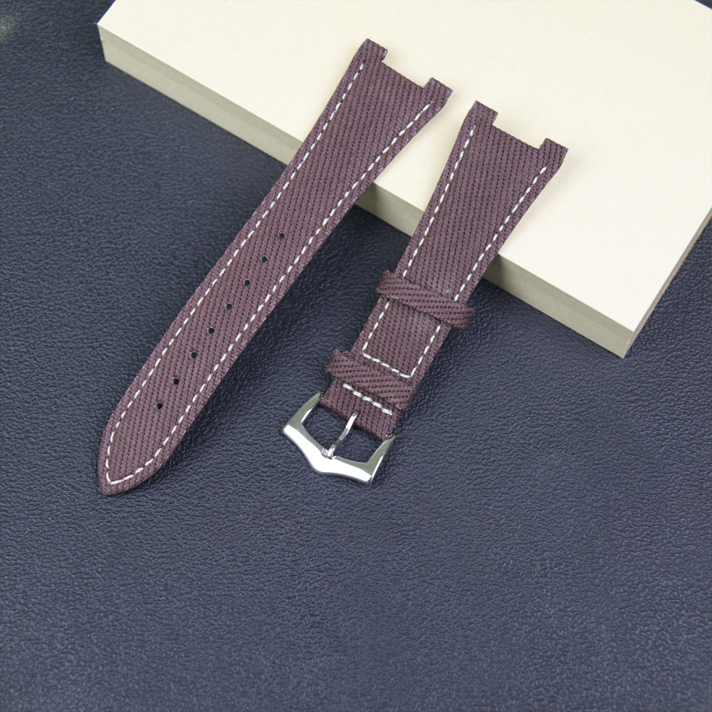 Sustitución de PP Patek Philippe Nautilus Gyalon tela de cuero 5711 / 5712 correa de reloj muesca