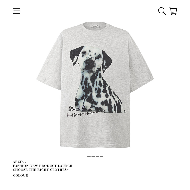 Camiseta de manga corta apilada en la calle alta de la marca de moda pesada de 250g para hombres de algodón puro con camisa de fondo suelta para hombres de verano