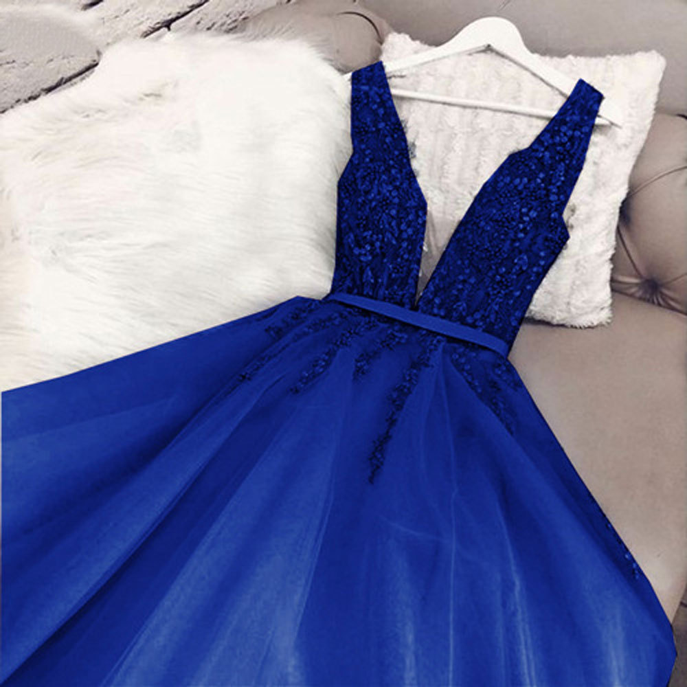 Comercio exterior europeo y americano Amazon AliExpress deseo nuevo profundo V pesado hecho a mano largo vestido de noche formal banquete
