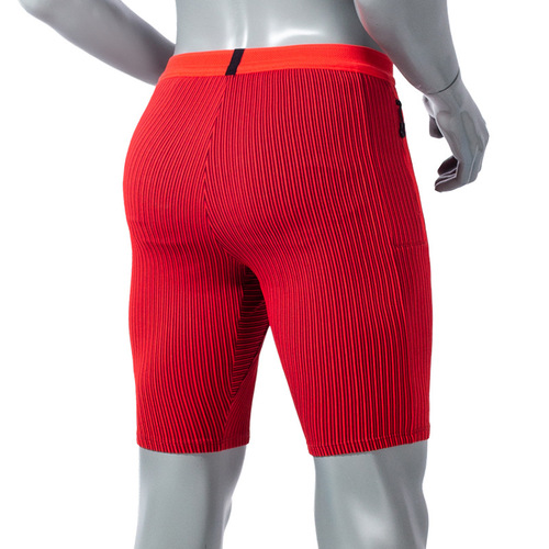 Zero-Resistance Marathon Running Tight-Five-Foot Shorts for Sports Training with Phone Pocket, Quick-Drying, Elastic Lining for Men