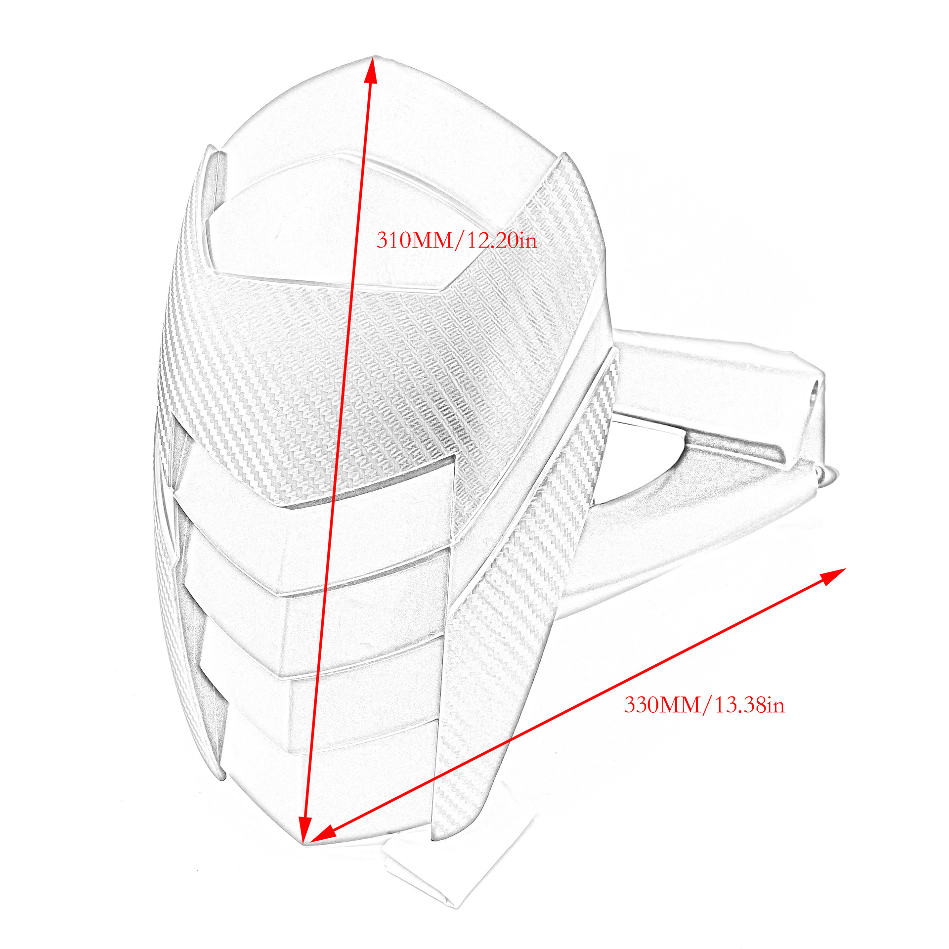 Applicable to BMW R1200GS 2004-2012 motorcycle modified rear fender