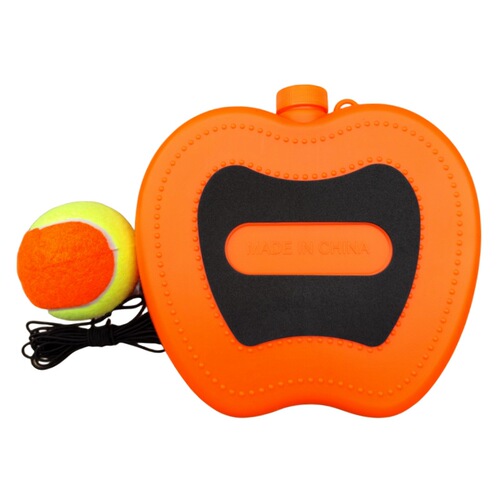 Single-person tennis practice machine with string ball rebound trainer, elastic band base, water and sand for elderly beginners