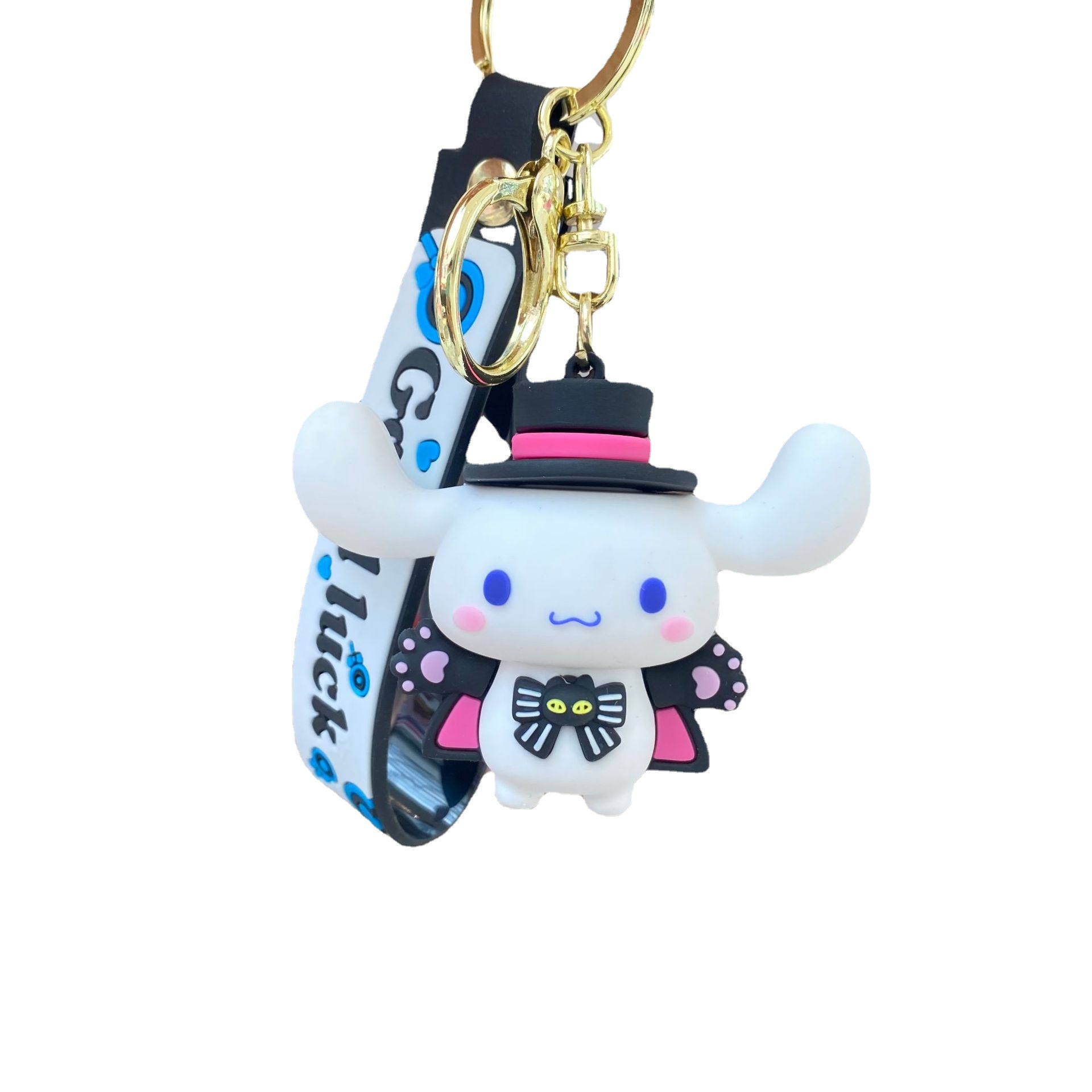Creativo de dibujos animados Sanrio familia llavero Liga traviesa llavero coche llavero colgante regalo al por mayor
