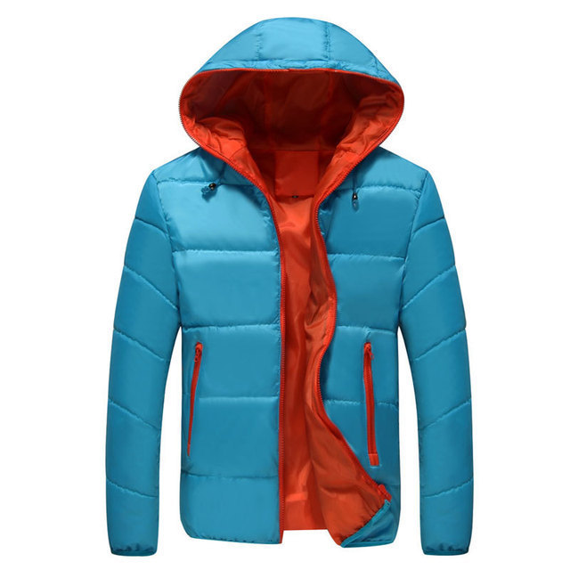 blue hooded