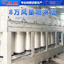 8万风量气旋混动喷淋塔不锈钢塔方形混动净化塔降烟除尘处理设备