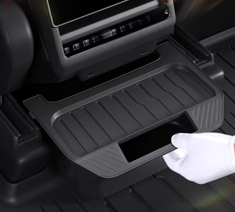 Suitable for the Updated Version of Tesla Model Y Armrest Box, Central Control Rear Storage Box, Storage Box, Car-Mounted Trash Can Wholesale