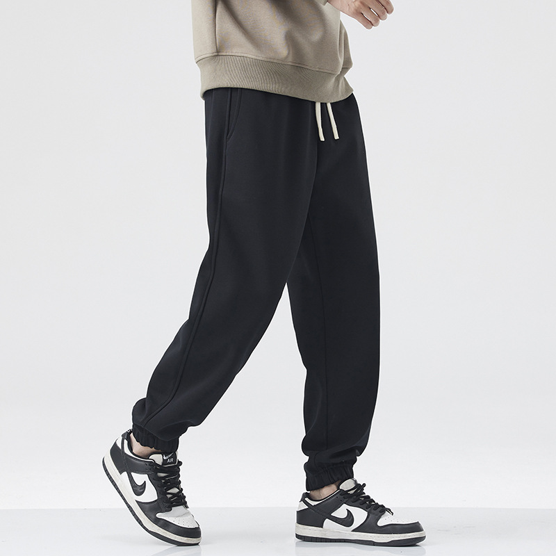 2025 nuevo otoño japonés retro pantalones rectos sueltos zapatos bordados para hombres sueltos versátiles